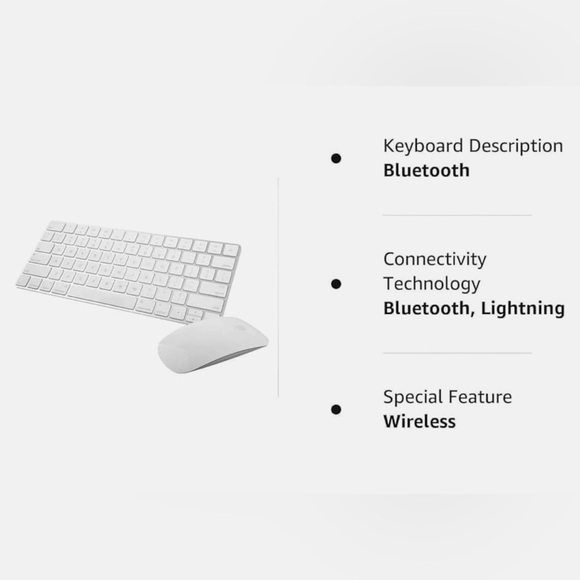 Apple Keyboard and Mouse Combo - White - Picture 5 of 5